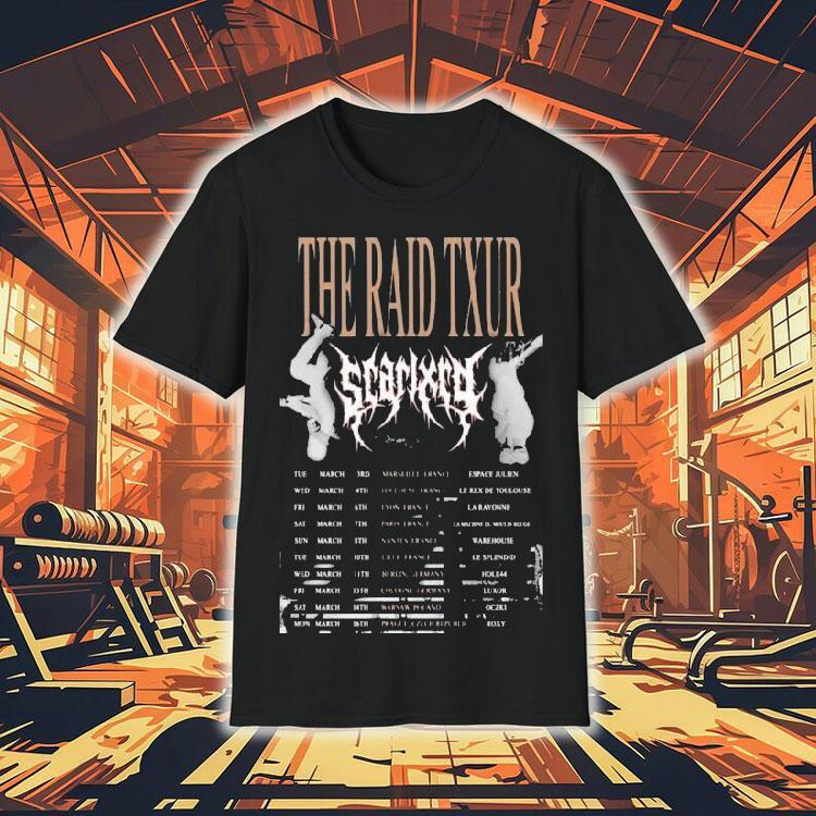 Scarlxrd The Raid Tour 2026 Shirt Scarlxrd The Raid Tour 2026 Shirt