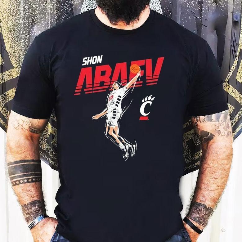 Shon Abaev Slam Dunk Cincinnati Bearcats Shirt Shon Abaev Slam Dunk Cincinnati Bearcats Shirt