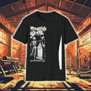 Skeleton Mononlesd In White So Cold Our Darkest Days Shirt
