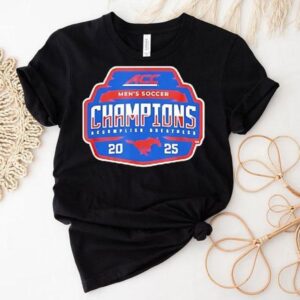 Smu Mustangs Acc Champs 2025 Men’s Soccer Shirt