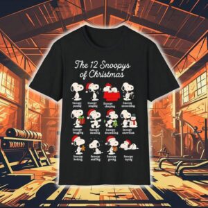 Snoopy Christmas The 12 Snoopys Of Christmas Shirt