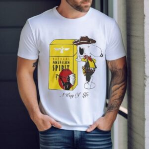 Snoopy The Peanuts Cowboy Natural American Spirit A Way Of Life Shirt