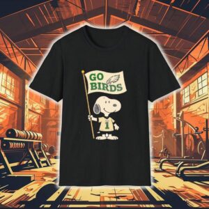 Snoopy X Go Brids Philadelphia Eagles Retro Funny Game Day Shirt