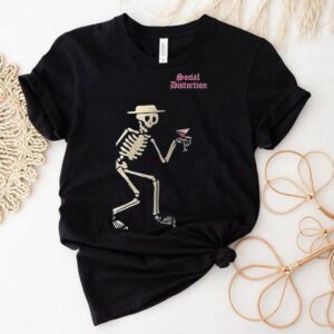 Social Distortion European Tour Skeleton Dates Schedule Tshirt