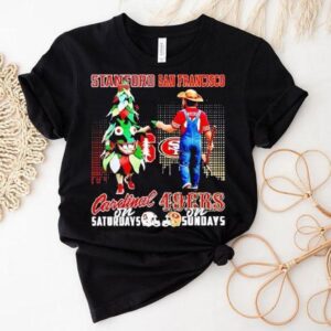Stanford Cardinals On Saturdays San Francisco 49ers On Sundays Mascot Shirt