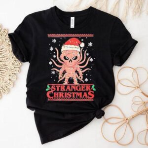 Stranger Christmas Demogorgon Ugly Christmas Lights Shirt