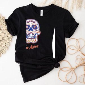 Sugar Skull Los Houston Astros Baseball Shirt 1 Sugar Skull Los Houston Astros Baseball Tshirt