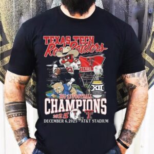 Texas Tech Red Raiders Beat Byu Cougars 2025 Big 12 Football Champions Mascot Shirt