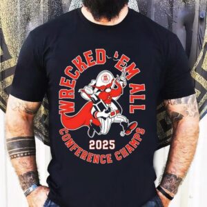 Texas Tech Red Raiders Wrecked ’em All Conference Champs 2025 Shirt