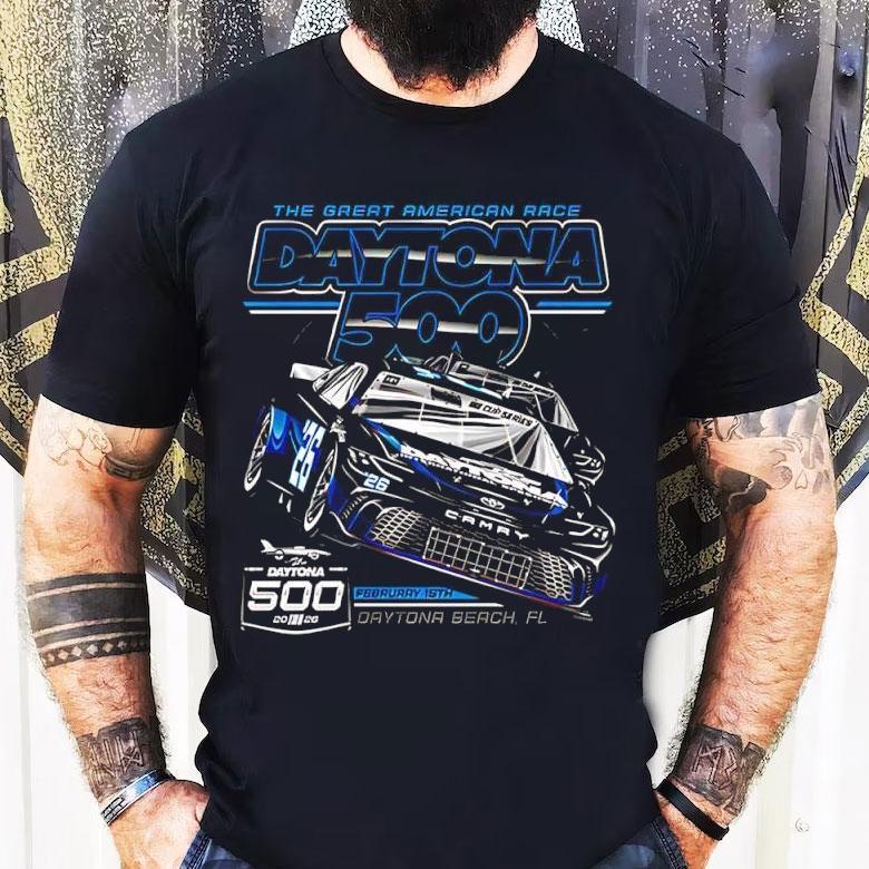 The Great American Race 2026 Daytona 500 Ghost Car Shirt The Great American Race 2026 Daytona 500 Ghost Car Shirt