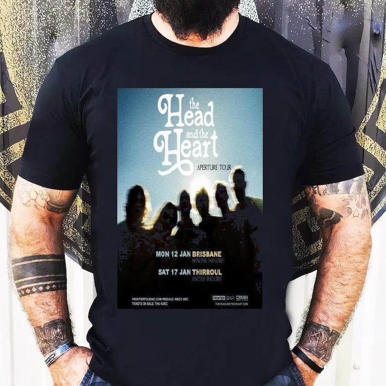 The Head And The Heart Aperture Tour 2026 Shirt The Head And The Heart Aperture Tour 2026 Shirt