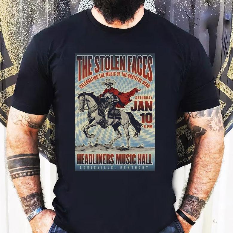 The Stolen Faces 1 10 2026 Headliners Music Hall In Louisville, Ky Shirt The Stolen Faces 1 10 2026 Headliners Music Hall In Louisville, Ky Shirt