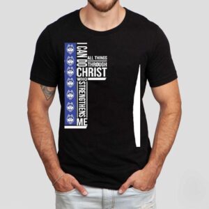 Uconn Huskies I Can Do All Things Through Christ Who Strengthiens Me Shirt