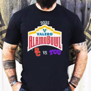 Usc Trojans Vs. Tcu Horned Frogs 2025 Alamo Bowl Shirt