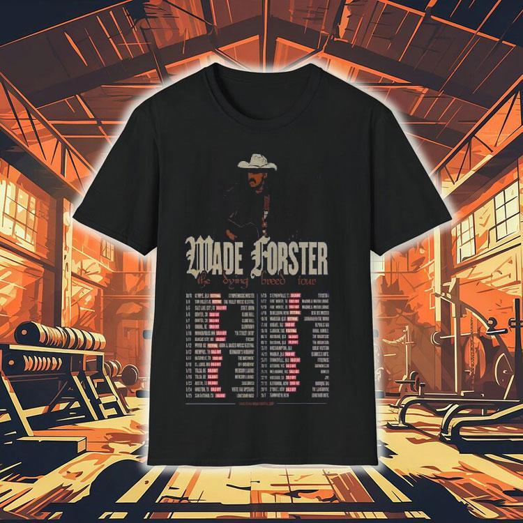 Wade Forster 2026 The Dying Breed Tour Shirt Wade Forster 2026 The Dying Breed Tour Shirt