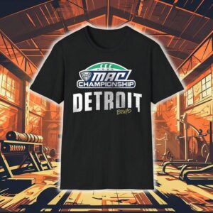 Western Michigan Broncos Mac Champions 2025 Detroit Bound Logo Shirt