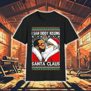 Wild Bobby I Saw Diddy Kissing Santa Claus Ugly Christmas Shirt