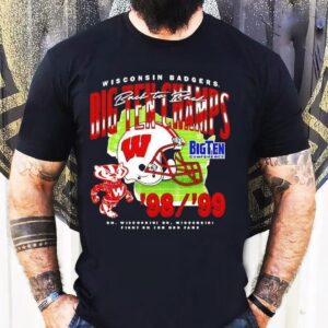 Wisconsin Badgers Back To Back Big Ten Champions Shirt