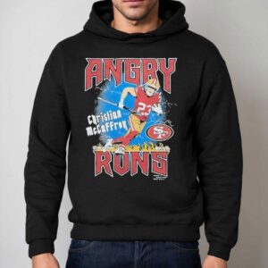 Angry Runs San Francisco 49ers Christian Mccaffrey Good Morning Football Nfl Network Shirt 2 Angry Runs San Francisco Ers Christian Mccaffrey Good Morning Football Nfl Network Hoodie