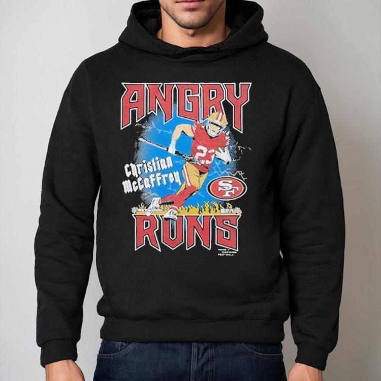 Angry Runs San Francisco 49ers Christian Mccaffrey Good Morning Football Nfl Network Shirt Angry Runs San Francisco 49ers Christian Mccaffrey Good Morning Football Nfl Network Shirt