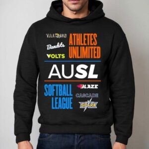 Ausl League Team Bandits Blaze Talons Volts Spark And Cascade Hoodie