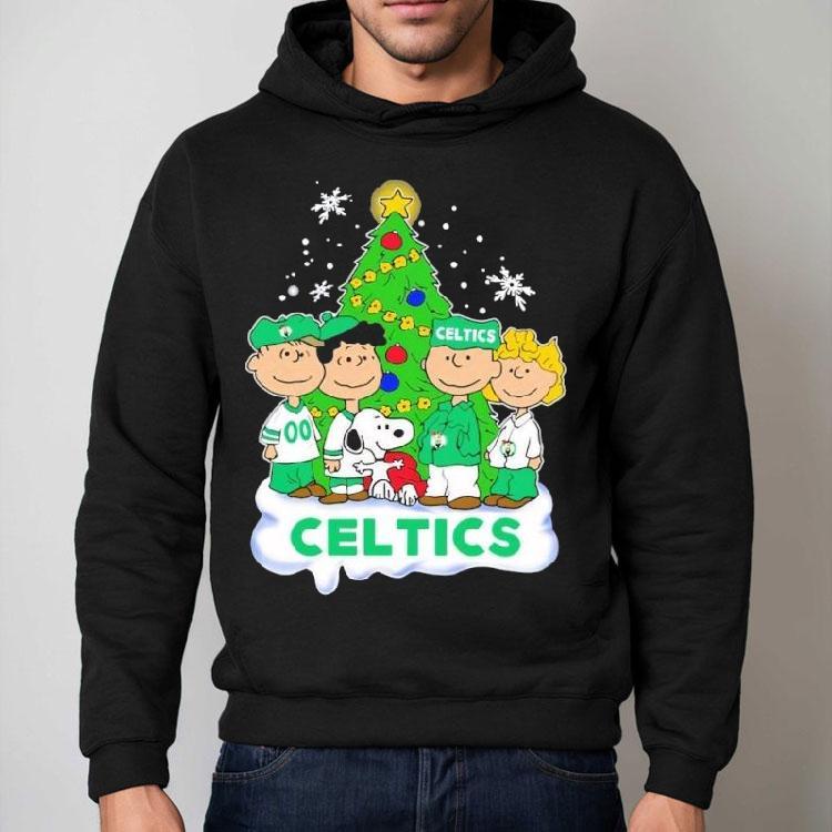 Boston Celtics X Snoopy The Peanuts Holiday Christmas Shirt Boston Celtics X Snoopy The Peanuts Holiday Christmas Shirt