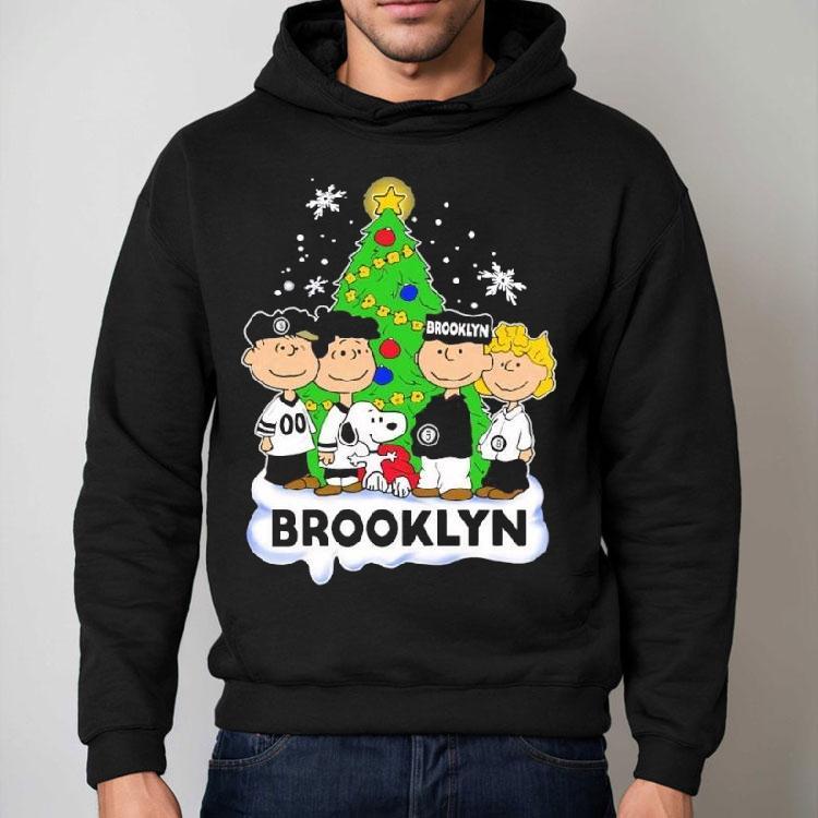 Brooklyn Nets X Snoopy The Peanuts Holiday Christmas Shirt Brooklyn Nets X Snoopy The Peanuts Holiday Christmas Shirt