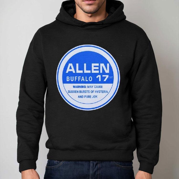 Buffalo Bills Allen 17 Hysteria And Pure Joy Shirt Buffalo Bills Allen 17 Hysteria And Pure Joy Shirt