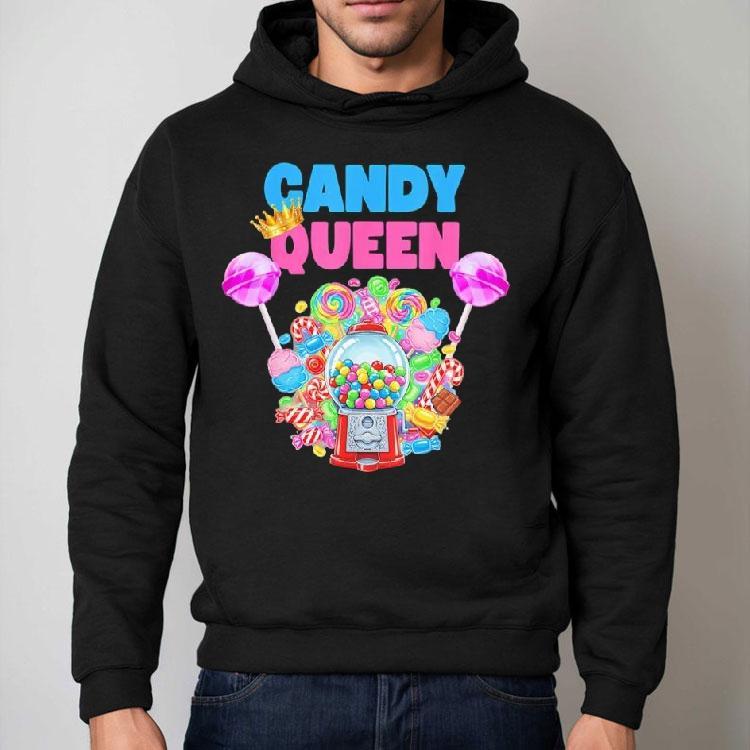 Candy Queen Lollipop Candy Lover Humor Shirt Candy Queen Lollipop Candy Lover Humor Shirt