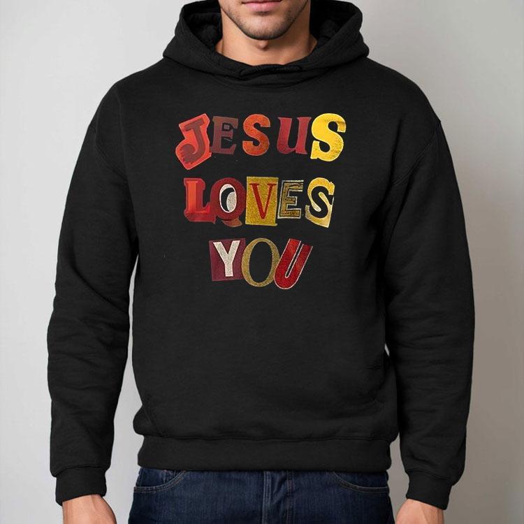 Carolina Panthers Jesus Loves You Logo Shirt Carolina Panthers Jesus Loves You Logo Shirt