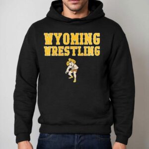 Champion Brown Wyoming Cowboys Wrestling Icon Logo Hoodie