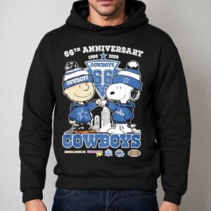 Charlie Brown And Snoopy Dallas Cowboys 66th Anniversary Shirt 2 Charlie Brown And Snoopy Dallas Cowboys Th Anniversary Hoodie