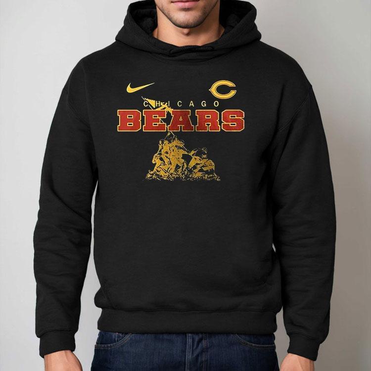Chicago Bears Being A Marine Is A Choice Being A Marine Veteran Is An Honor Shirt Chicago Bears Being A Marine Is A Choice Being A Marine Veteran Is An Honor Shirt