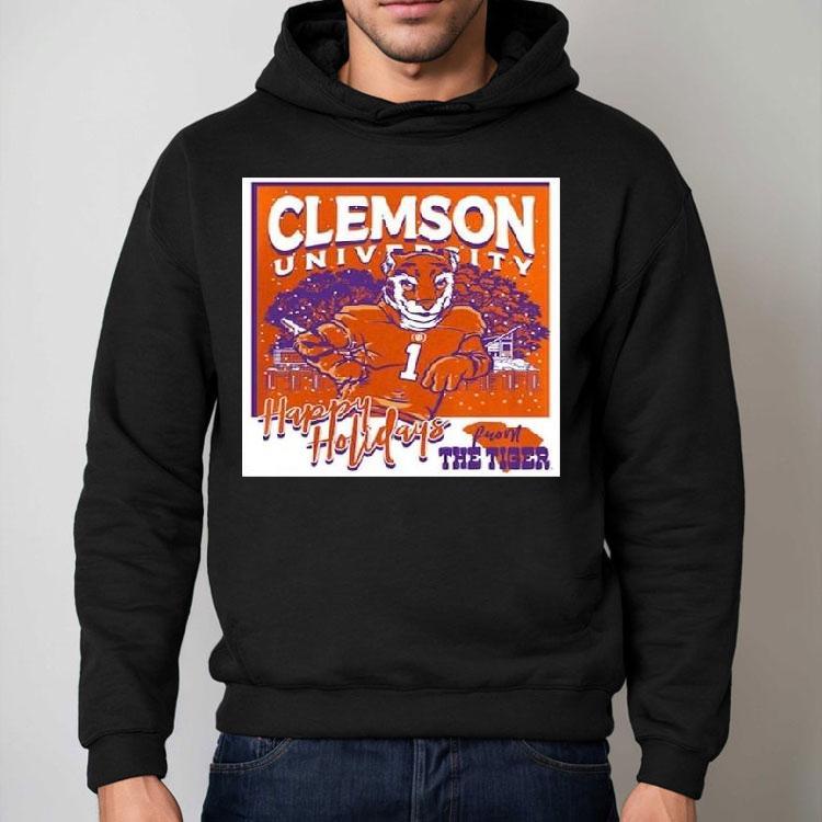 Clemson Tigers Snowy Polaroid Shirt Clemson Tigers Snowy Polaroid Shirt
