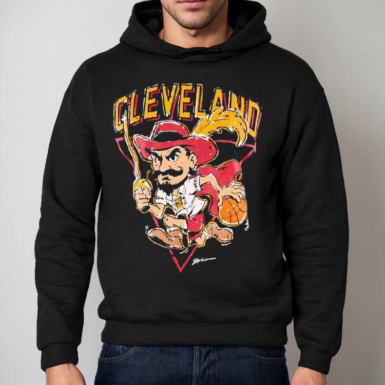 Cleveland Cavaliers Basketball Mascot Retro Shirt Cleveland Cavaliers Basketball Mascot Retro Shirt