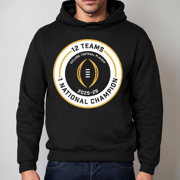 College Football Playoff 2026 Exclusive 12 Teams Shirt College Football Playoff 2026 Exclusive 12 Teams Shirt