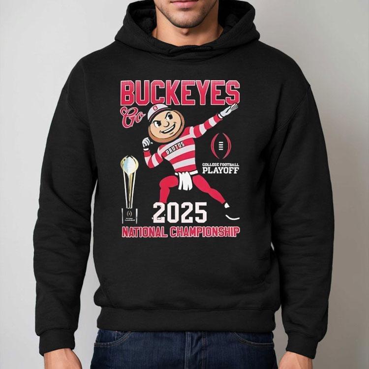 College Football Playoff Ohio State Buckeyes Mascot National Championship 2025 Shirt College Football Playoff Ohio State Buckeyes Mascot National Championship 2025 Shirt