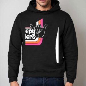 Creepy Fingers Black Aloha Hoodie