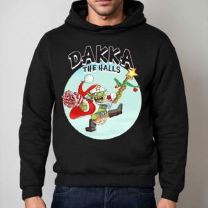 Da Red Gobbo Dakka The Halls Christmas Hoodie