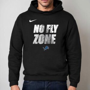Detroit Lions X Coach Dan Campbell No Fly Zone Logo Hoodie