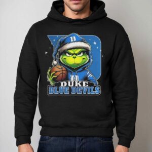 Duke Blue Devils 2025 Grinch Merry Touchdown Christmas Shirt 2 Duke Blue Devils Grinch Merry Touchdown Christmas Hoodie