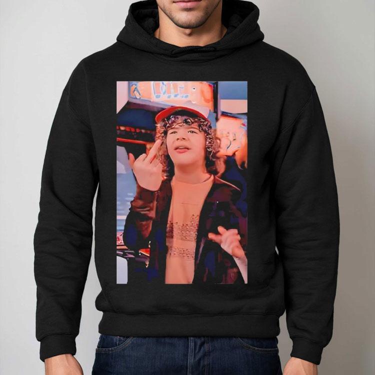 Dustin Henderson Stranger Things Middle Finger Shirt Dustin Henderson Stranger Things Middle Finger Shirt
