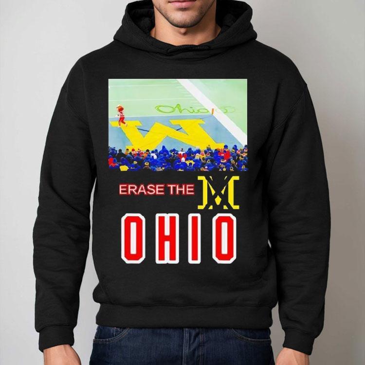 Erase The M Funny Rivalry Football Crowd Art Shirt Erase The M Funny Rivalry Football Crowd Art Shirt