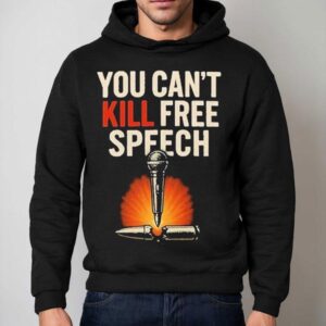 Free Speech Cannot Be Killed Bulle Hoodie