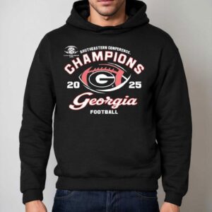 Georgia Bulldogs Football Southeastern Conference Champions 2025 Shirt 2 Georgia Bulldogs Football Southeastern Conference Champions Hoodie