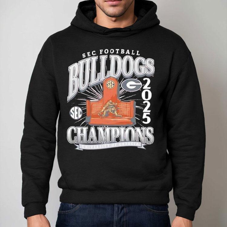 Georgia Bulldogs University Sec Football Champions 2025 Shirt Georgia Bulldogs University Sec Football Champions 2025 Shirt