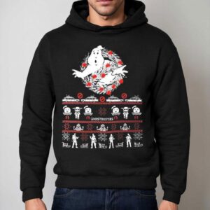 Ghostbusters Ugly Christmas Shirt 2 Ghostbusters Ugly Christmas Hoodie