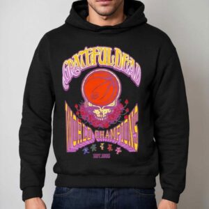 Grateful Dead Lakers Roses Basketball Est World Champions Hoodie