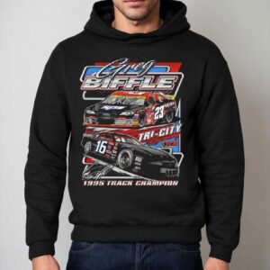 Greg Biffle Tri City Raceway Track Champion Signature Hoodie
