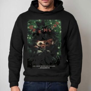 Gremlins Movie Featuring Gizmo Surrounded By Shadows Cute But Dangerous Horror Hoodie